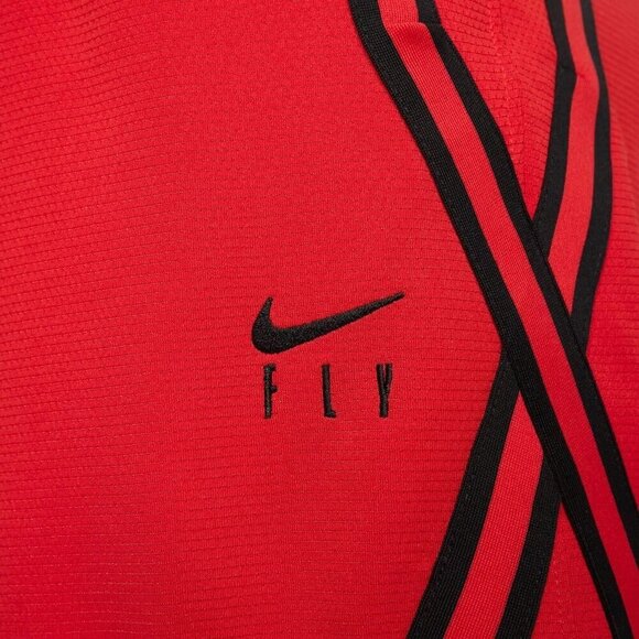 Nike Dri-FIT Fly Crossover Womens Basketball Elastic Waist Shorts Red NEW Medium - Picture 4 of 10